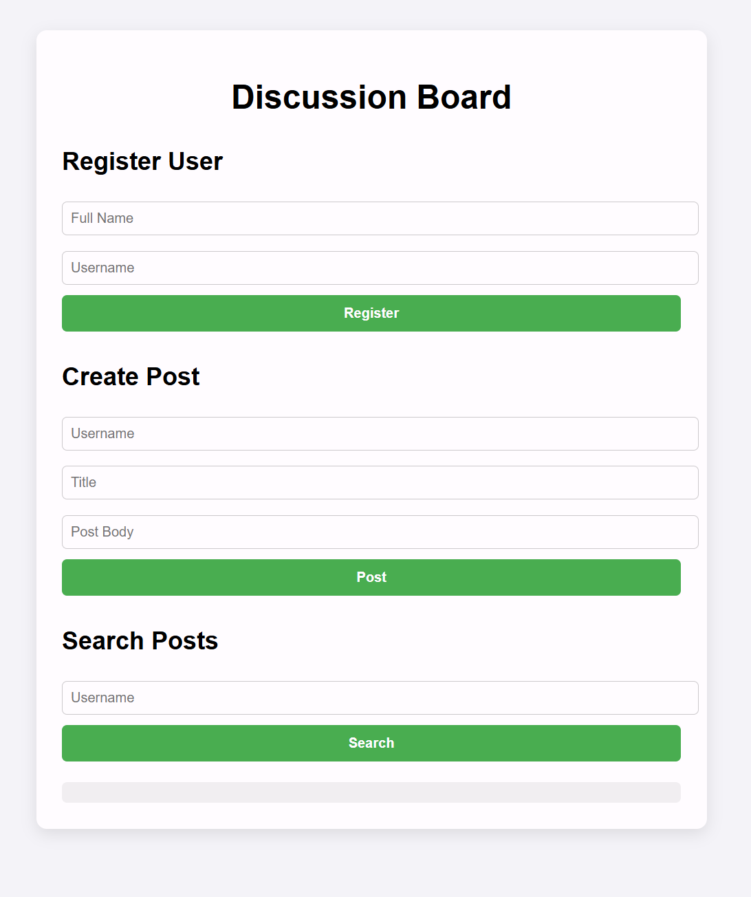 Smart Discussion Board